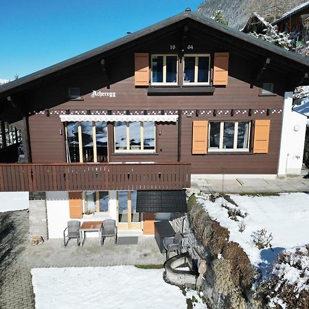 Chalet Acheregg Wengen Esterno foto