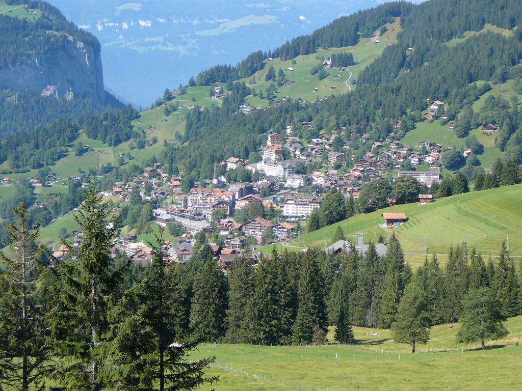 Chalet Acheregg Wengen Camera foto