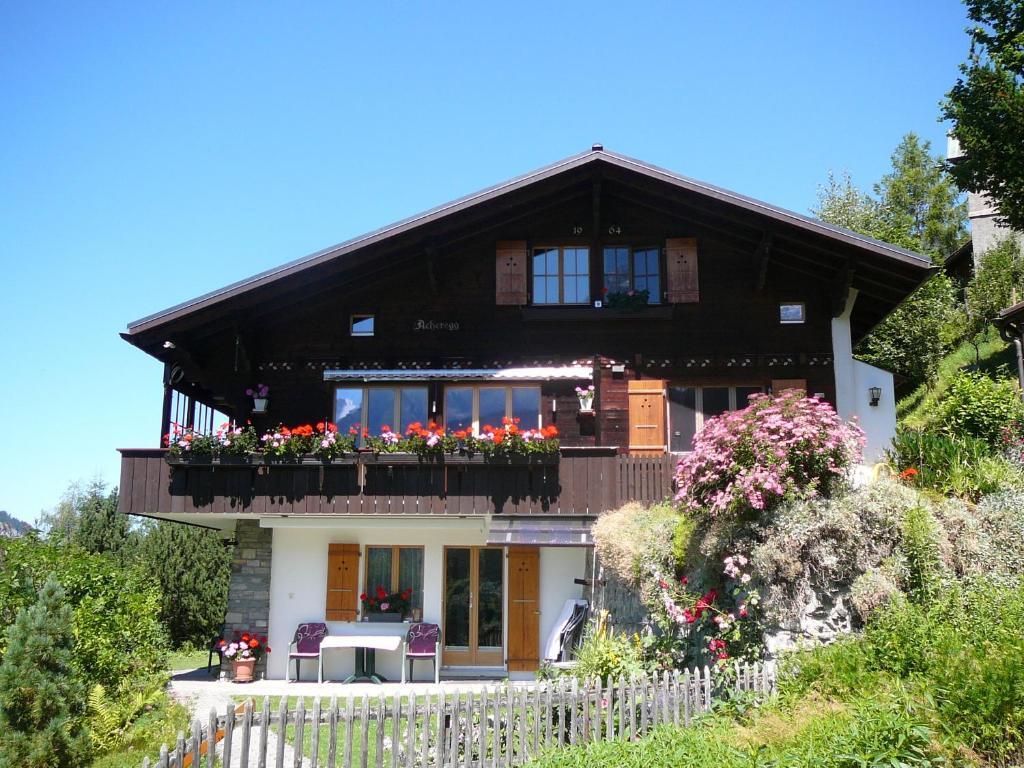 Chalet Acheregg Wengen Esterno foto