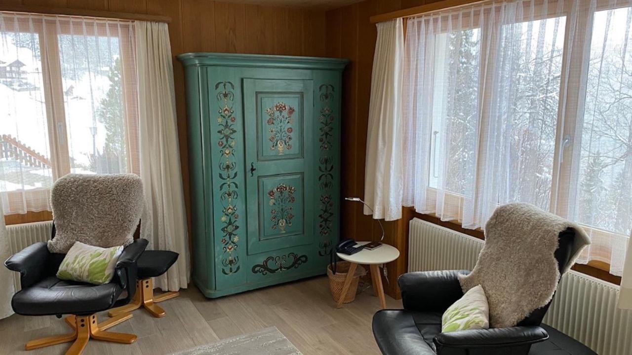 Chalet Acheregg Wengen Esterno foto